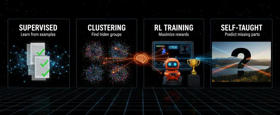The Three Learning Paradigms You’ll Actually Encounter