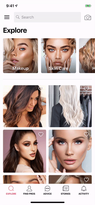 Beauty Advisor - In-app Messaging